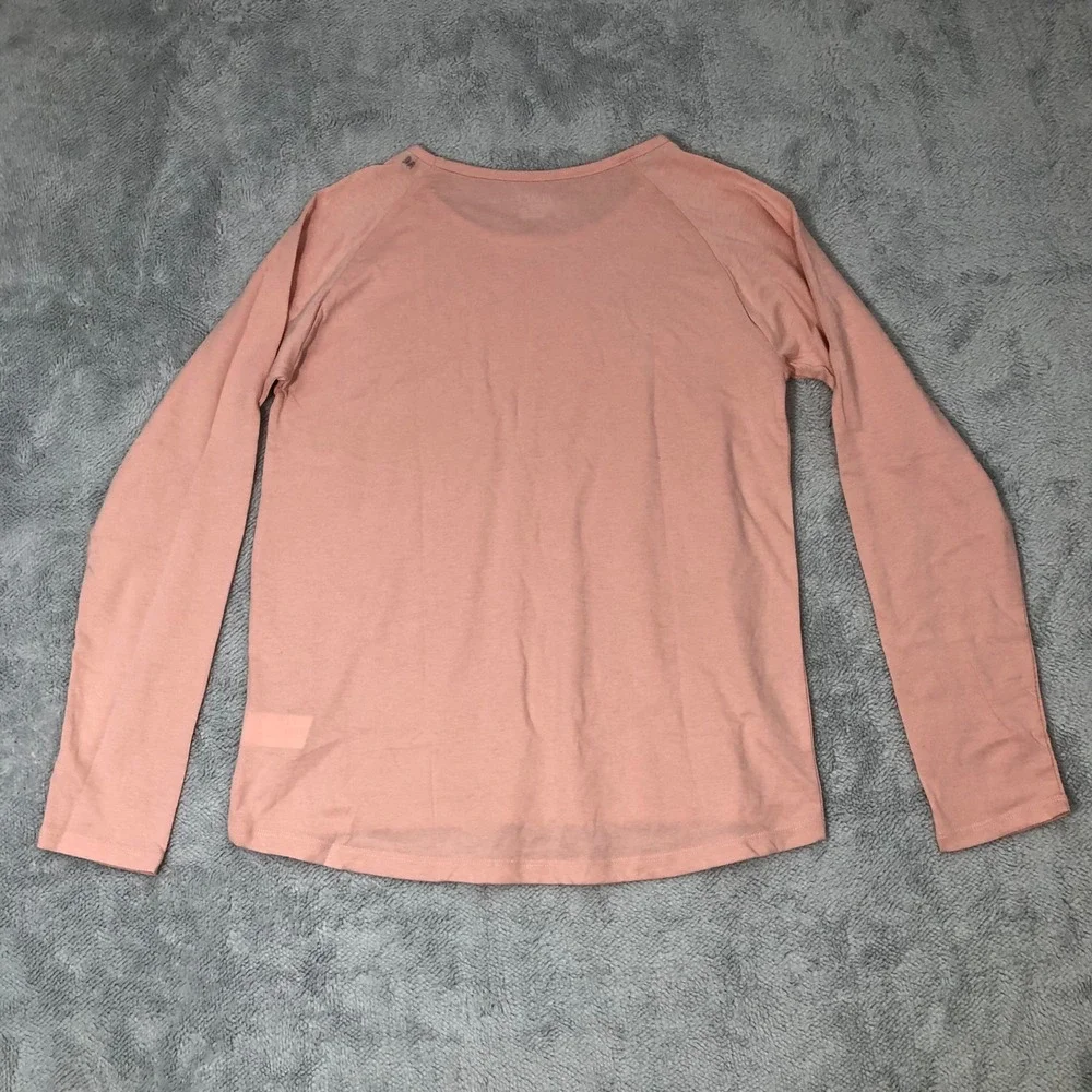 Children's Place Long Sleeve Raglan Tee Girl XXL 16 Pink Solid Crew Neck Top NEW